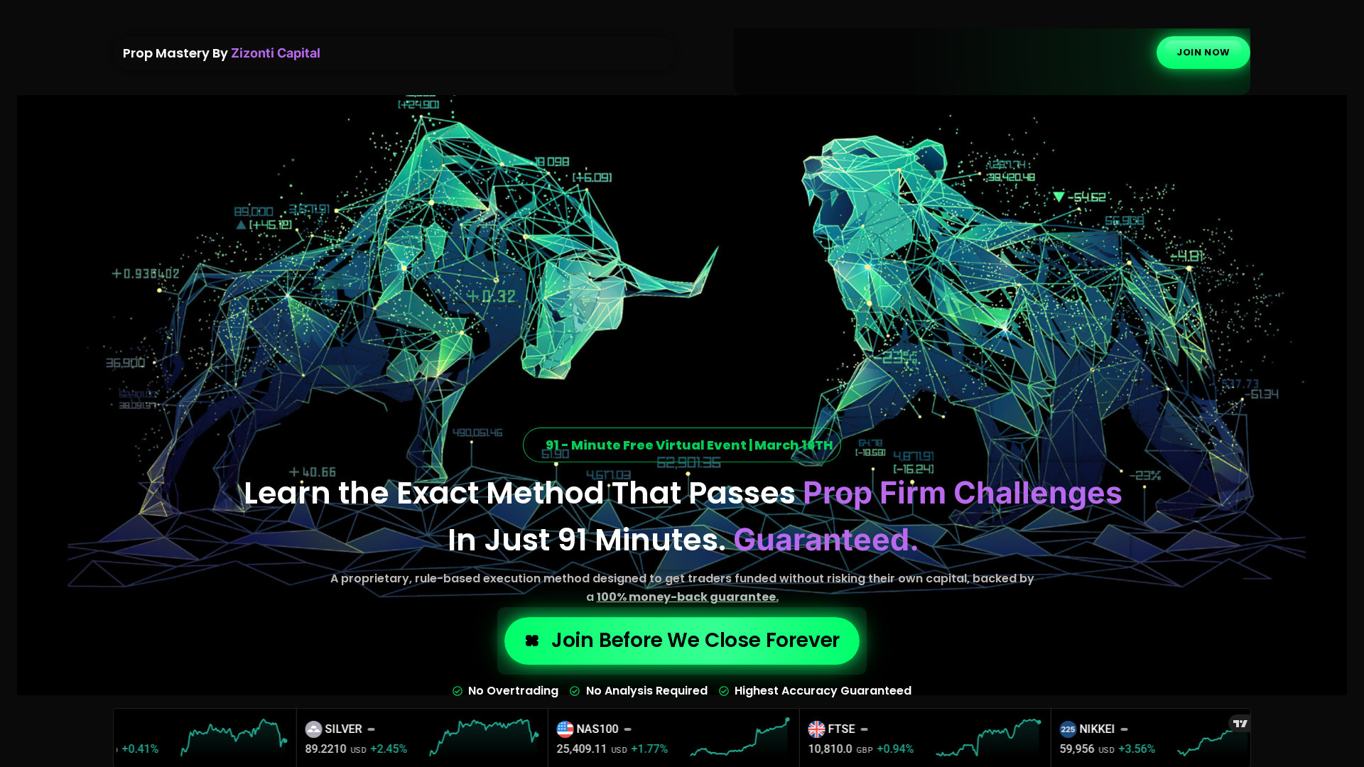 Screenshot of zizonticapital.com