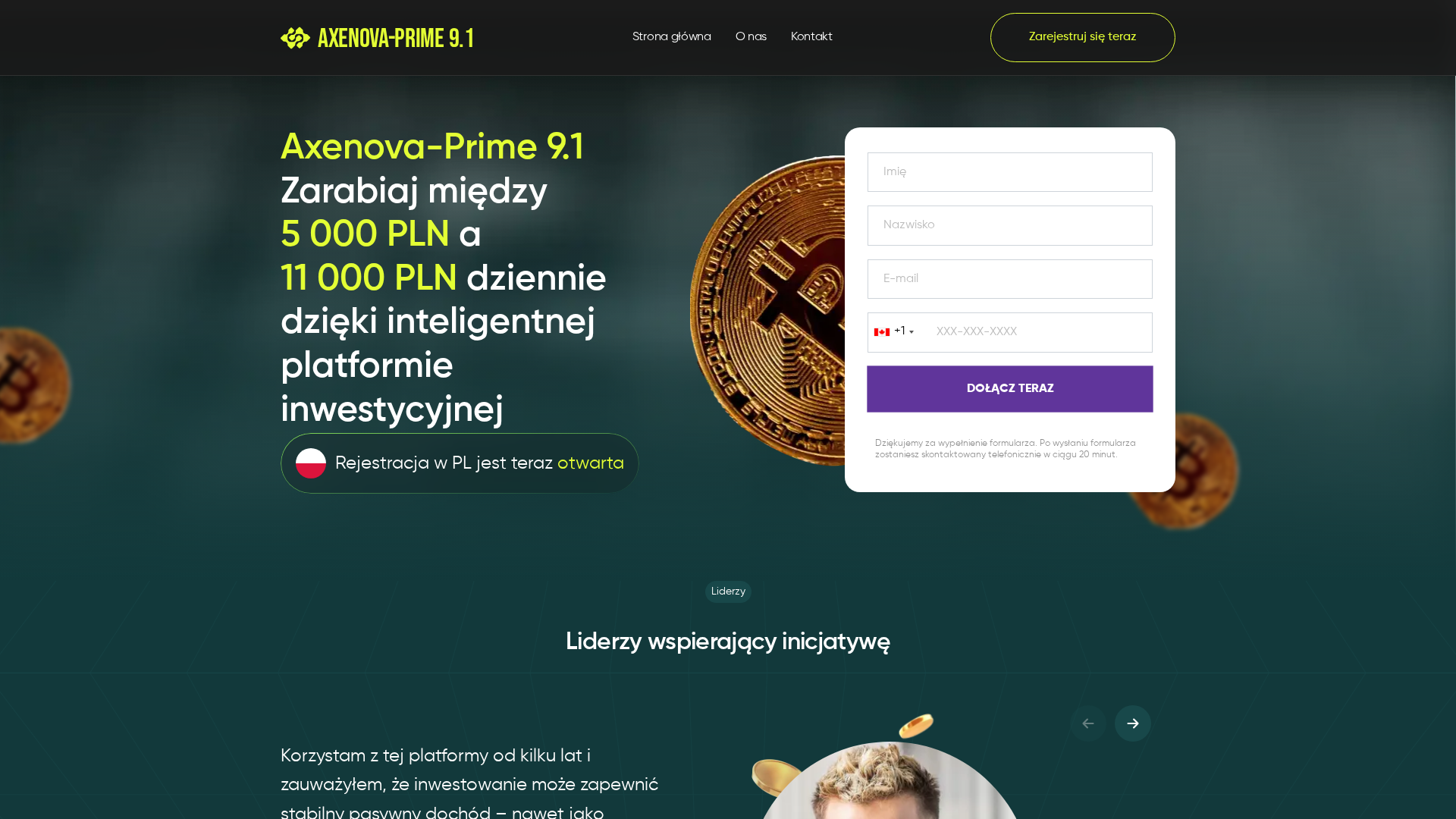Screenshot of axenova-prime91.com