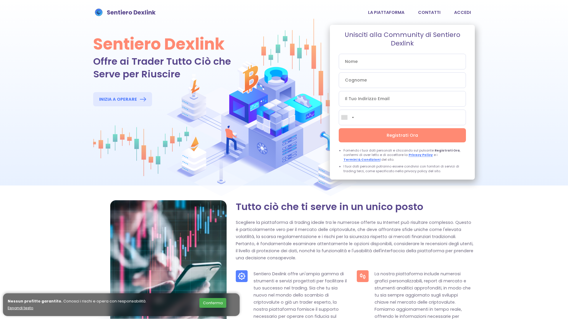 Screenshot of sentierodexlinkai.com