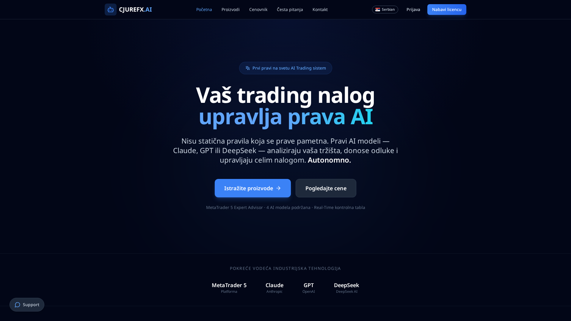 Screenshot of cjurefx.ai
