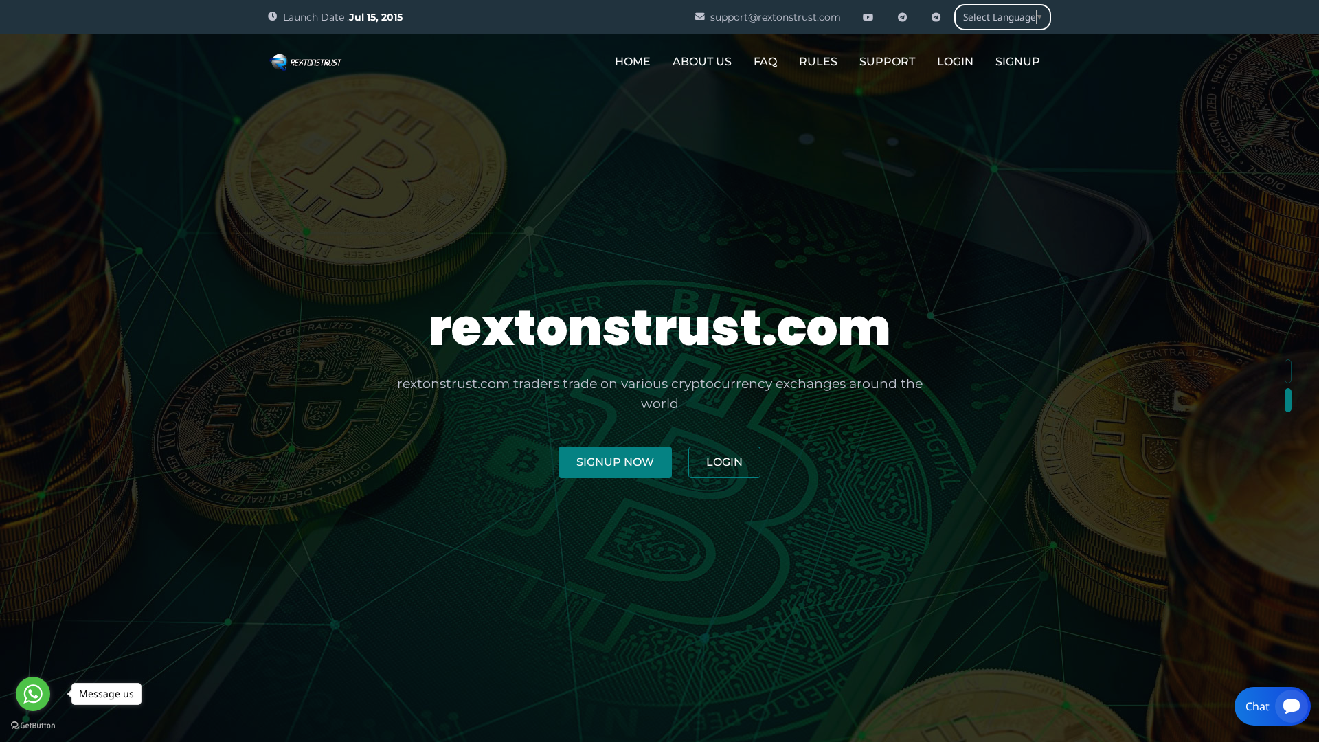 Screenshot of rextonstrust.com