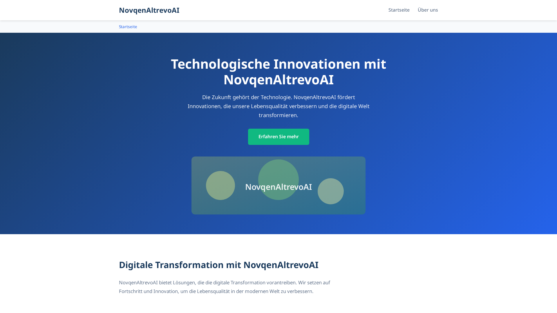 Screenshot of novqen-altrevo-ai.de