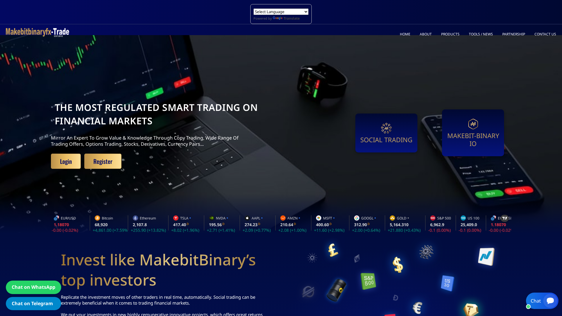 Screenshot of makebinaryfx.com