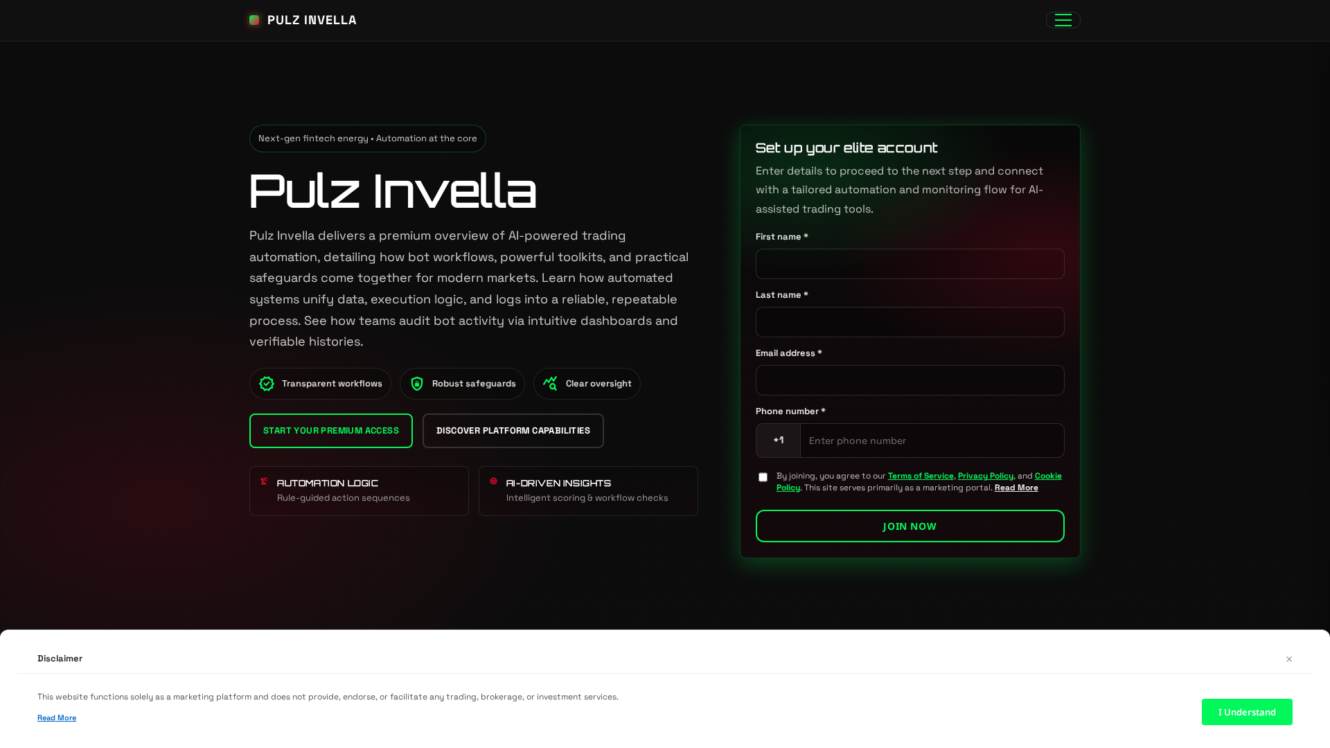Screenshot of pulz-invellapro.com