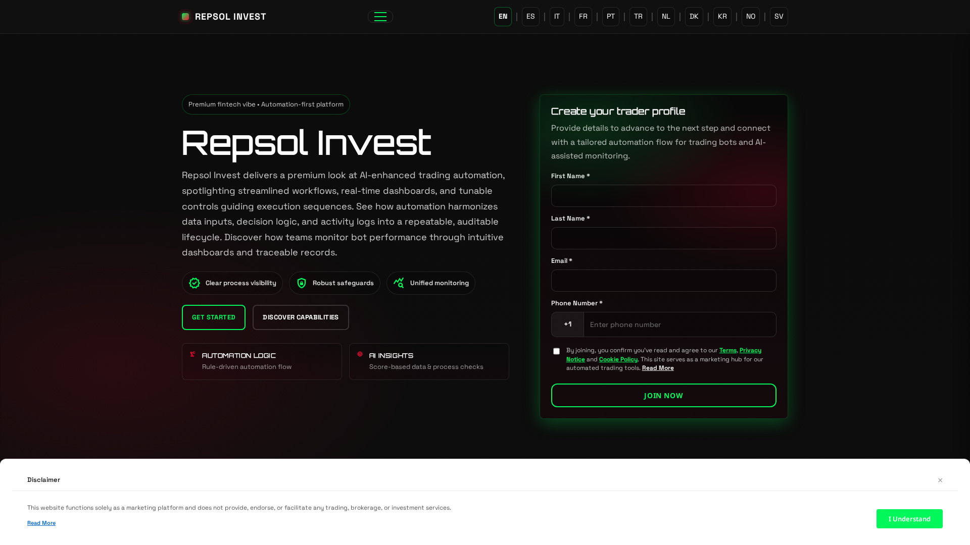 Screenshot of repsol-invest-tech.com