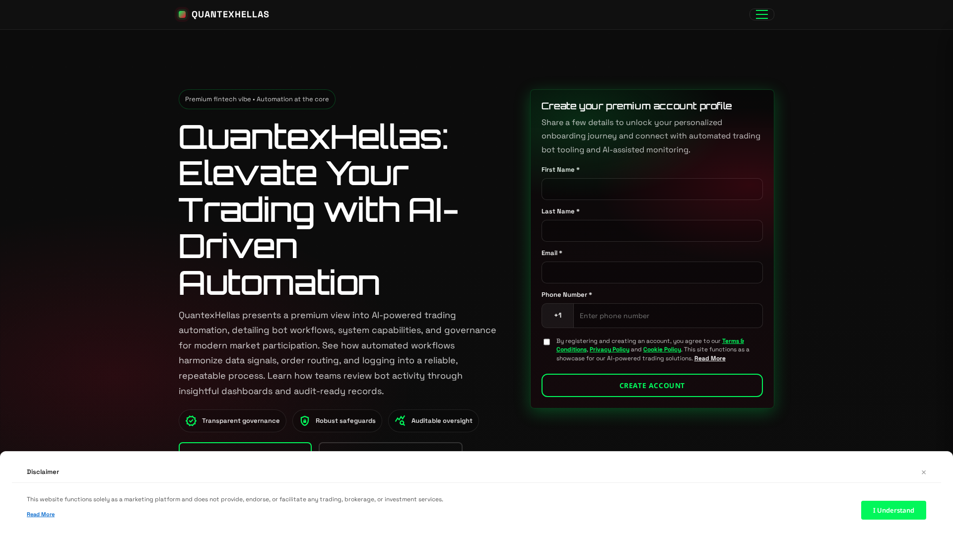 Screenshot of quantexhellas-system.com