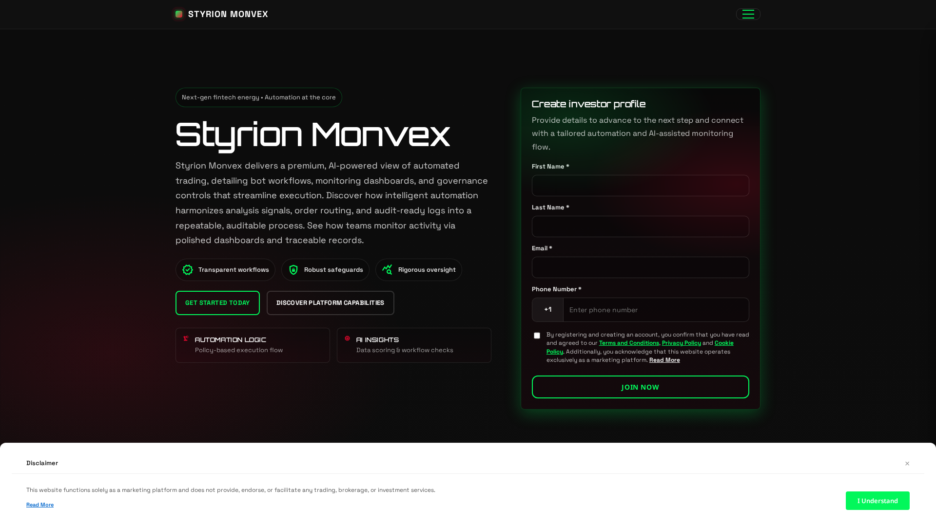 Screenshot of styrion-monvex-pro.com