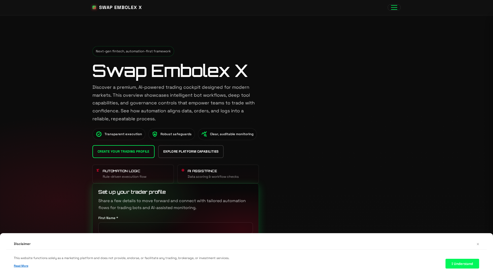 Screenshot of swapembolex-xpro.com