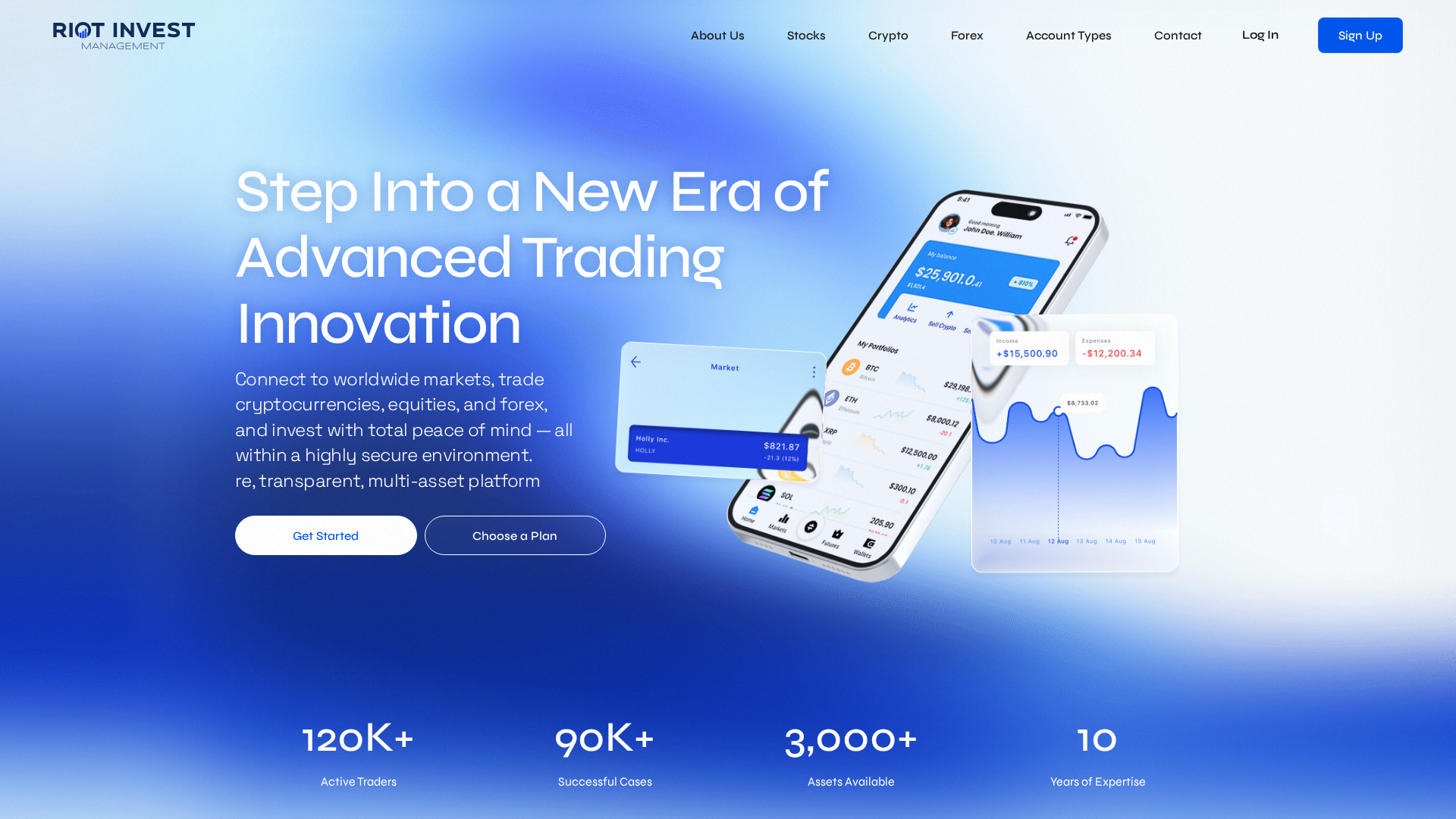 Screenshot of riot-invest.com