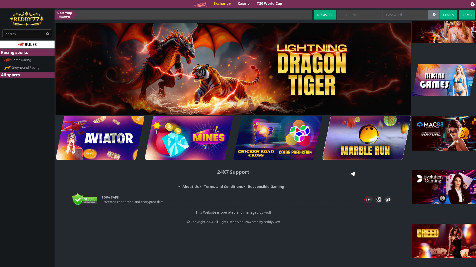 Screenshot of reddy77ex.com