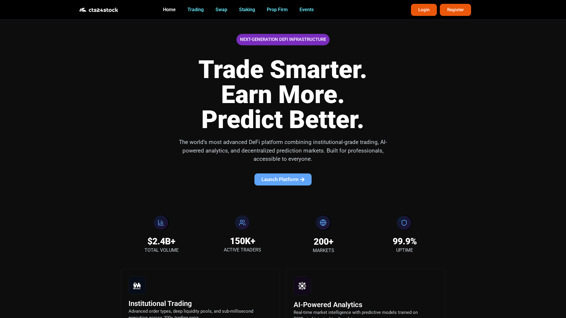 Screenshot of cts24stock.com