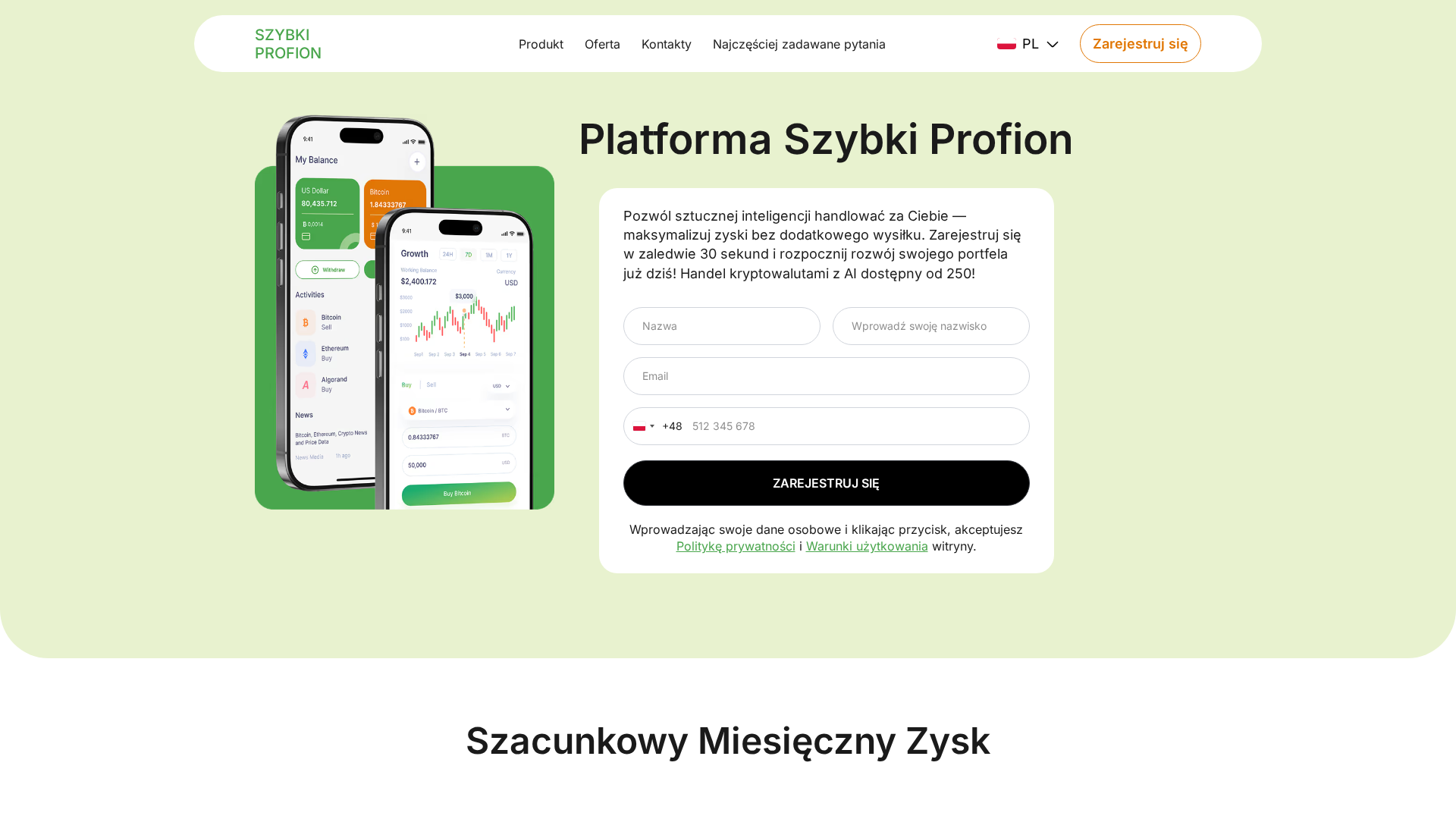 Screenshot of szybki-profion.com