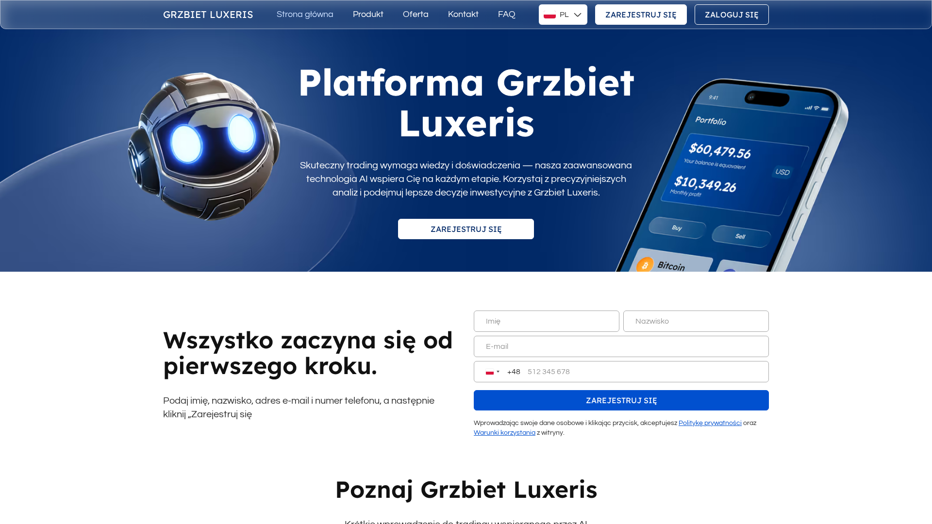 Screenshot of grzbiet-luxeris.com