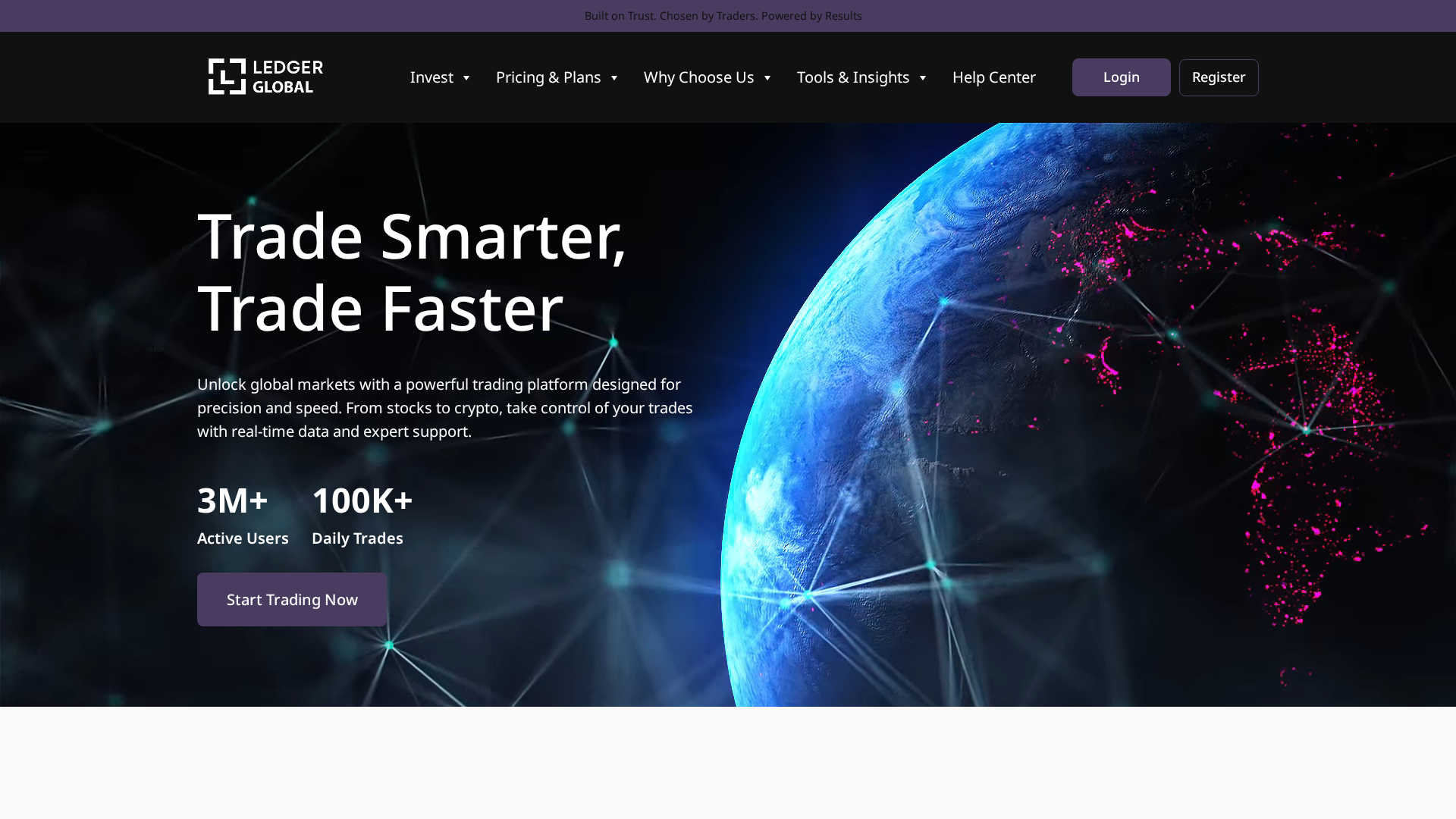 Screenshot of ledgerglobal.net