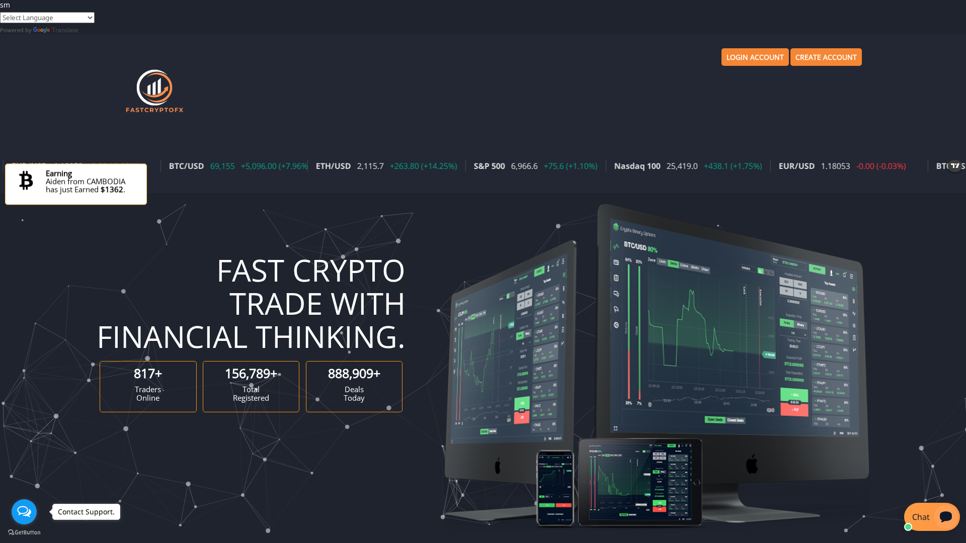 Screenshot of fastcryptofx.click