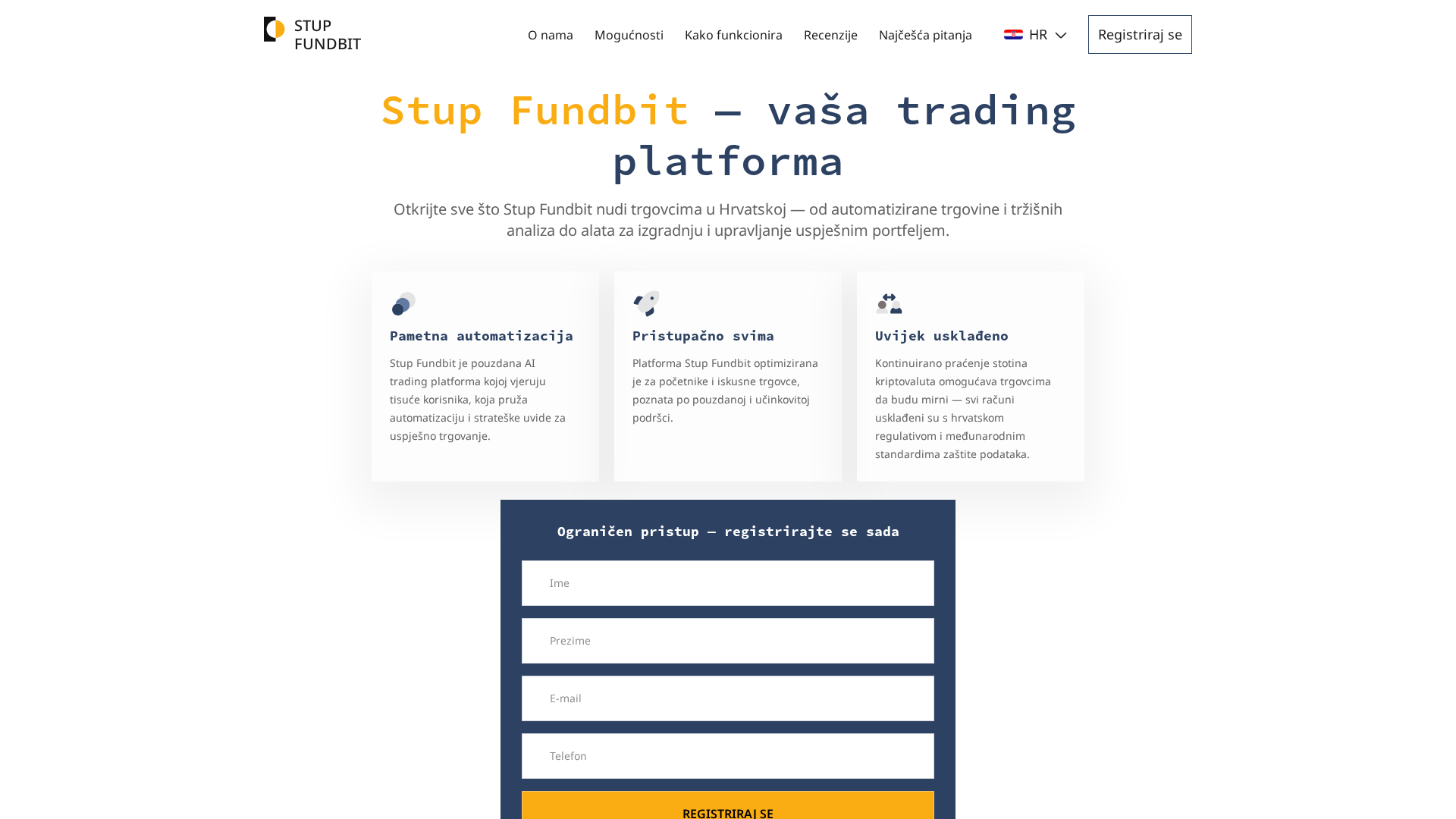 Screenshot of stup-fundbit.com