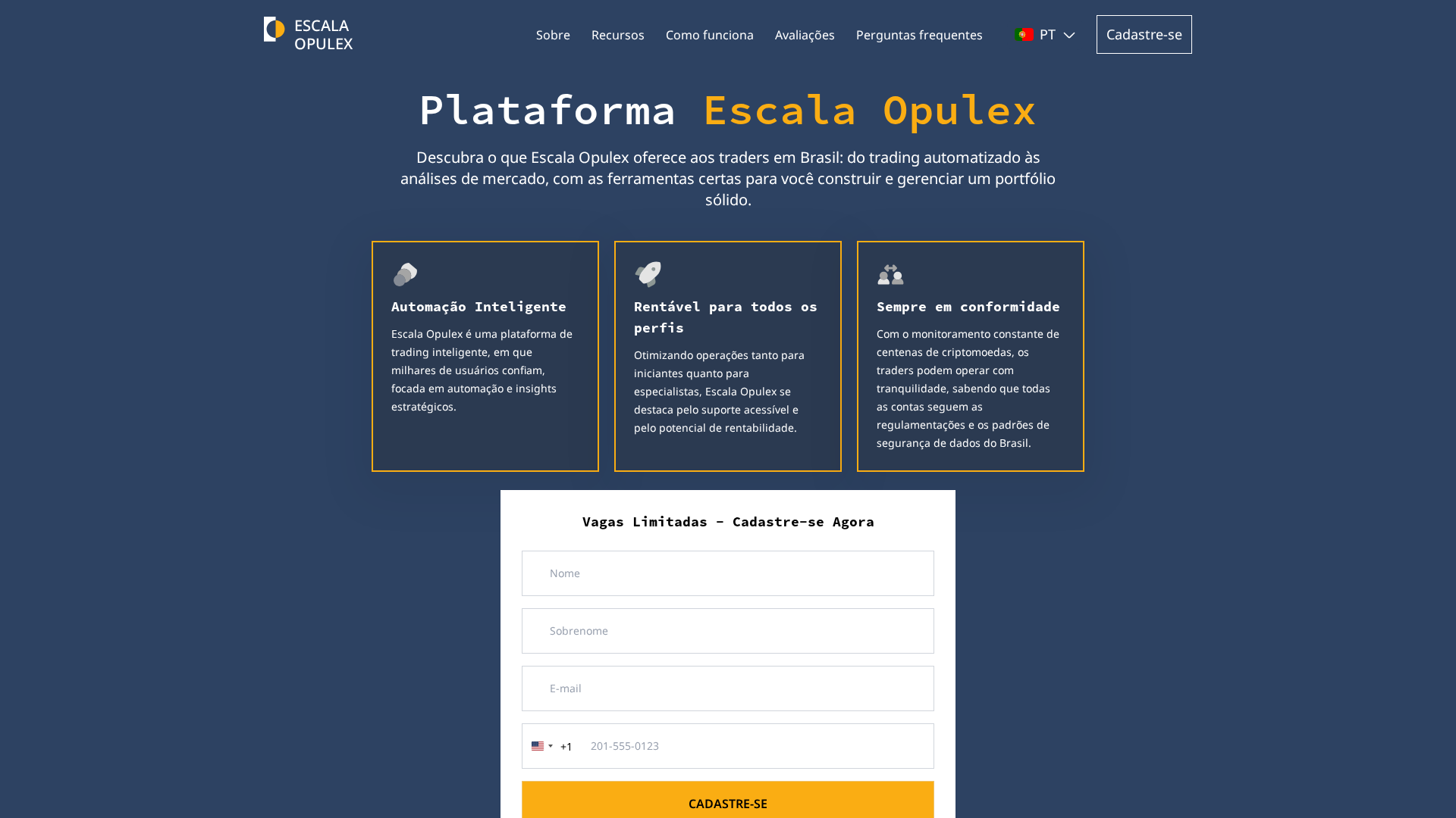 Screenshot of escala-opulex.com