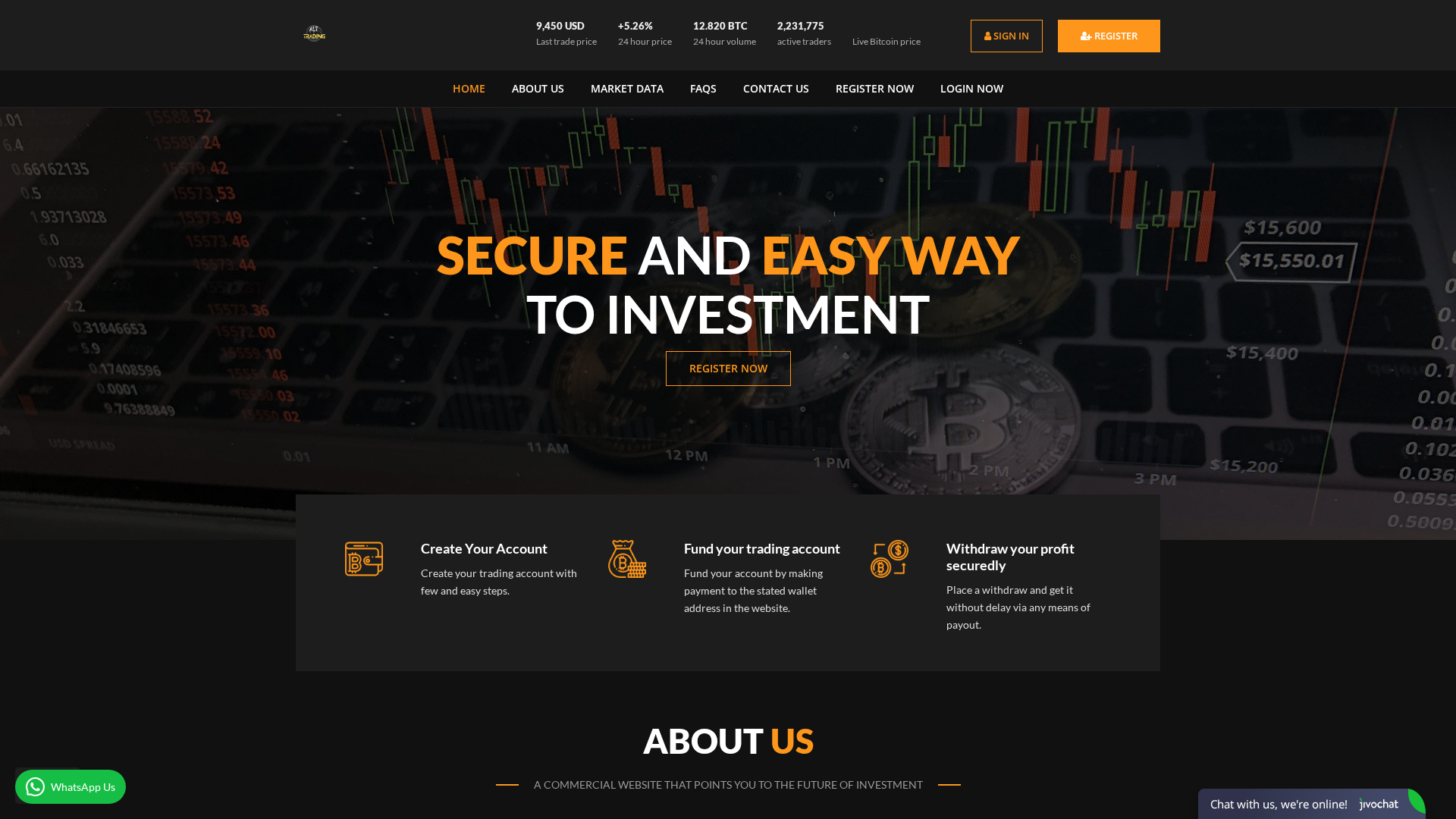 Screenshot of altrading247.pro