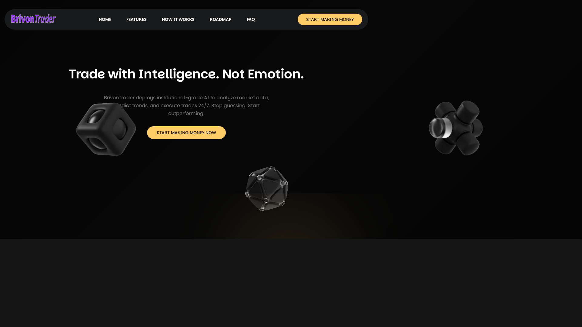 Screenshot of brivontrader.com