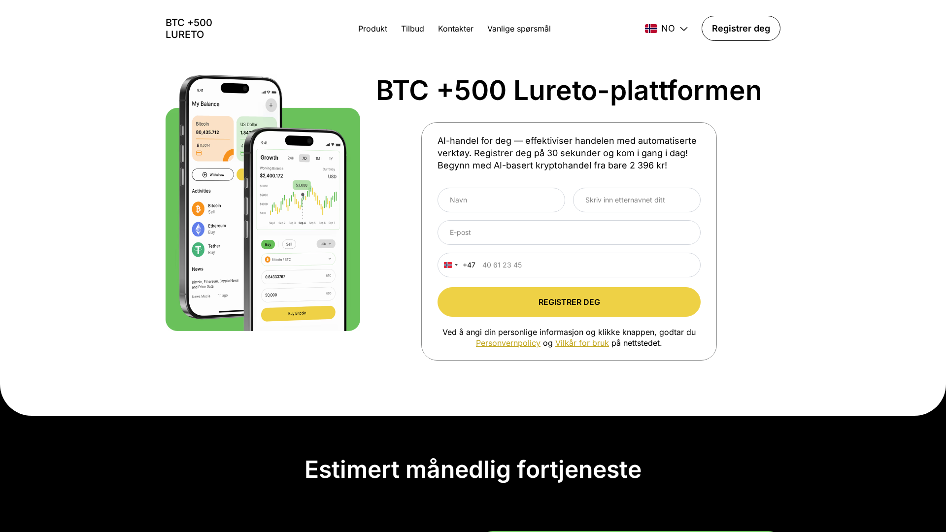 Screenshot of btc500lureto.com