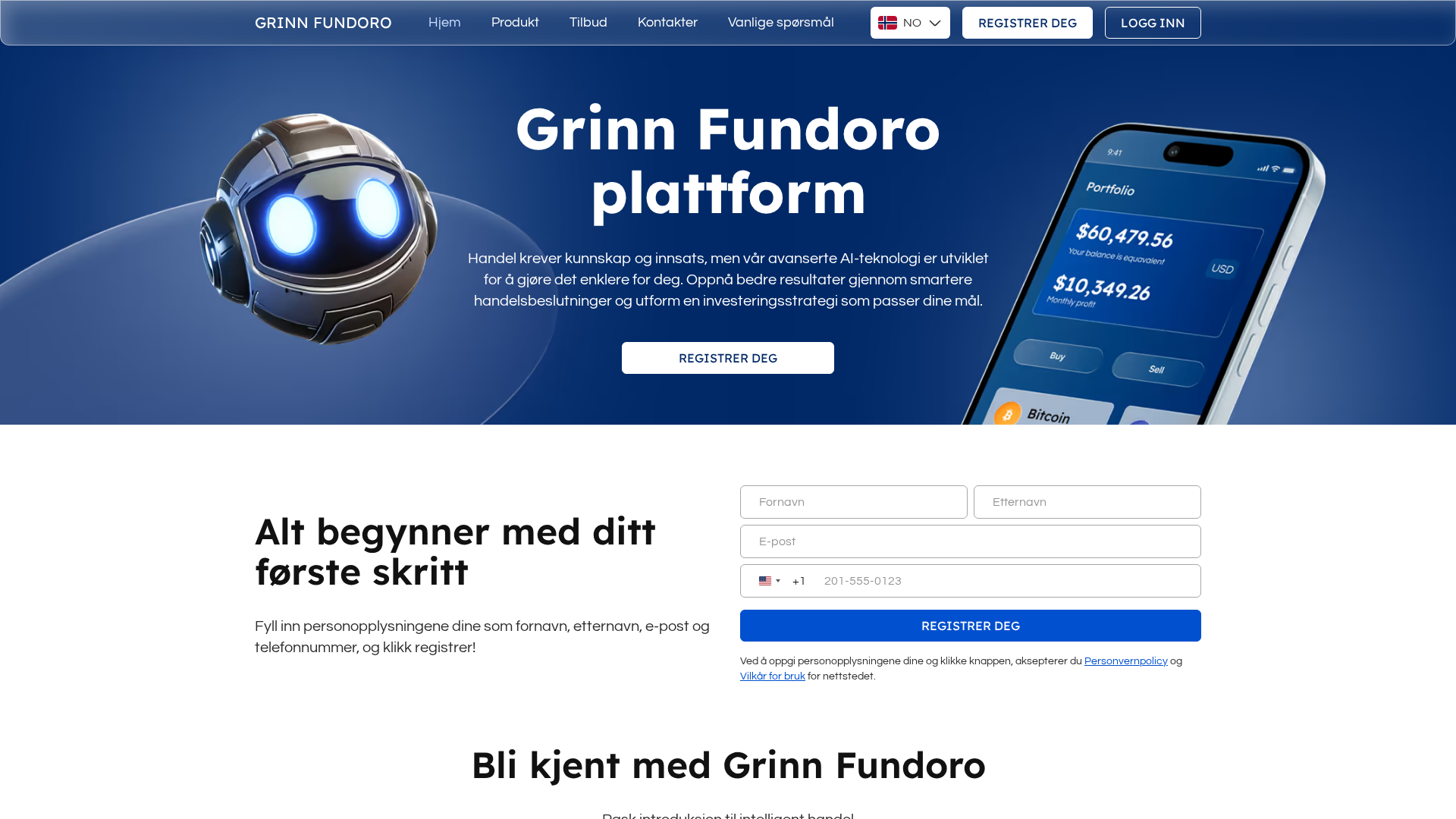 Screenshot of grinn-fundoro.com