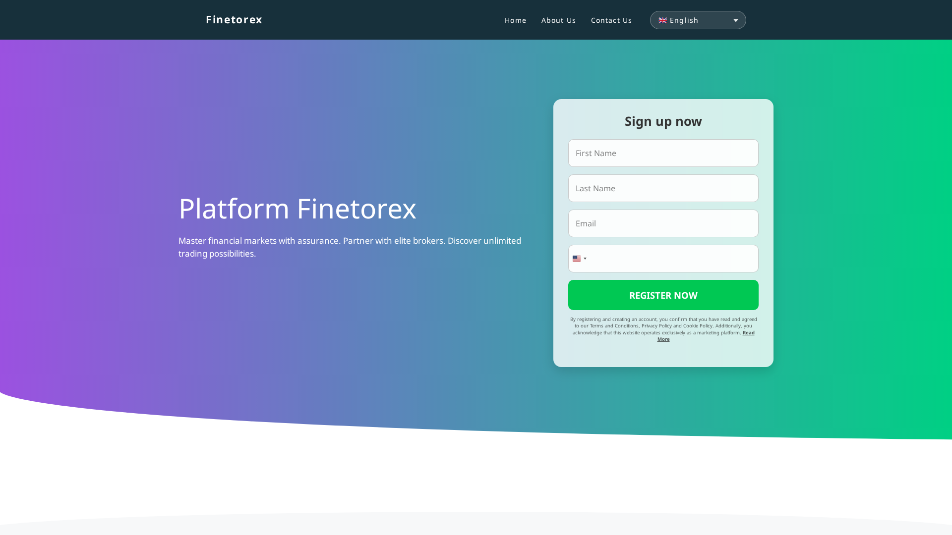 Screenshot of finetorex-app.com