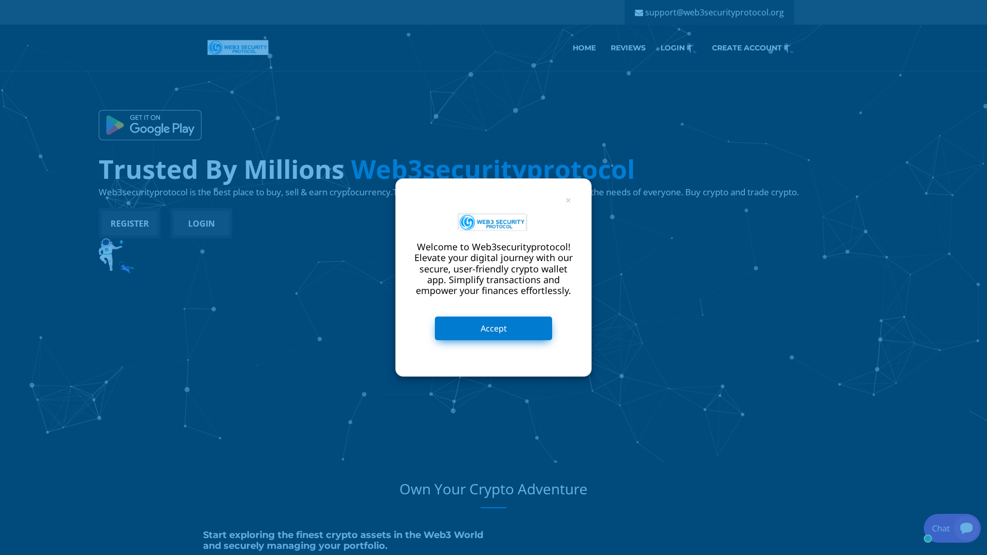 Screenshot of web3securityprotocol.org
