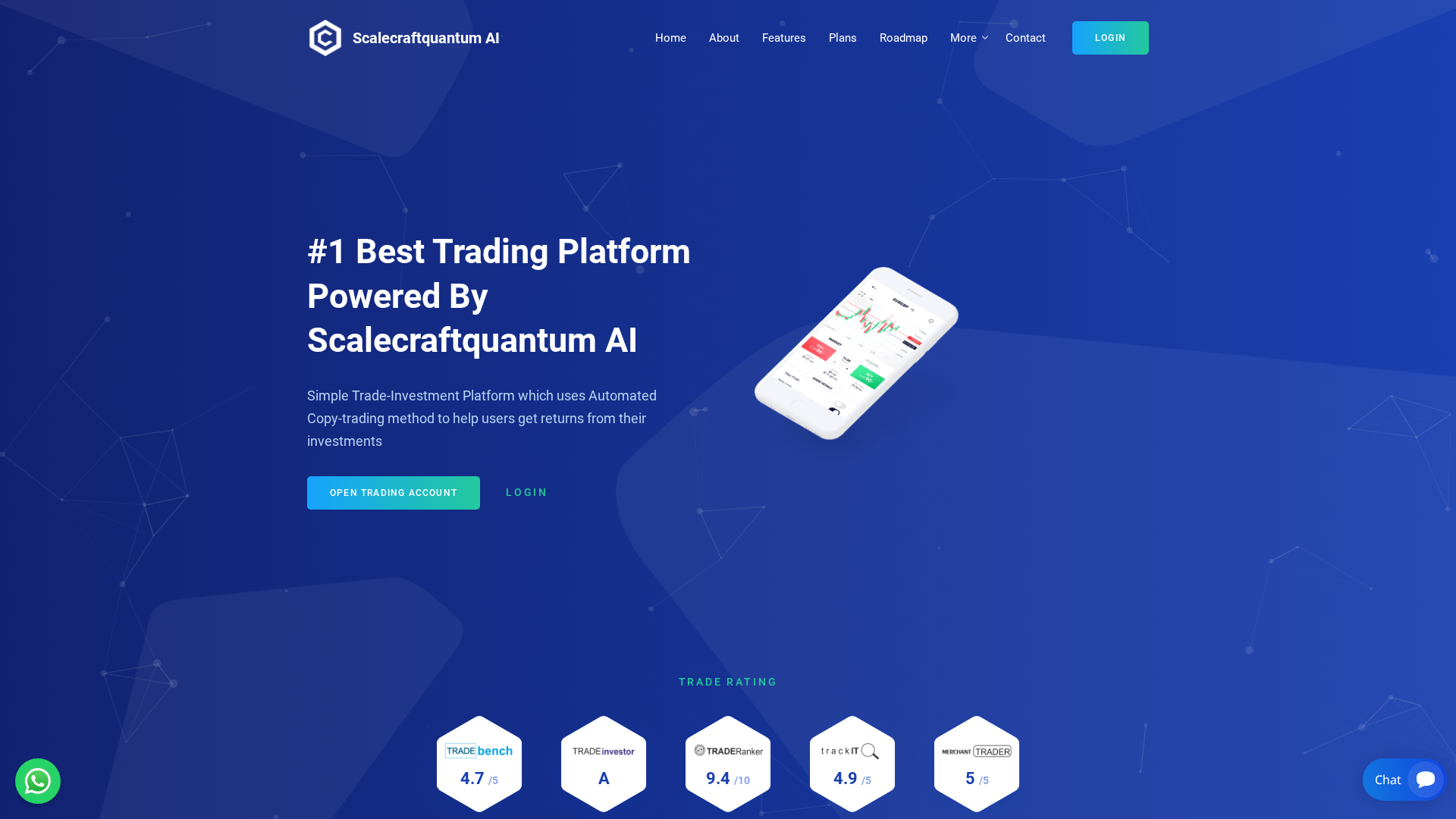 Screenshot of scalecraftquantum-ai.org