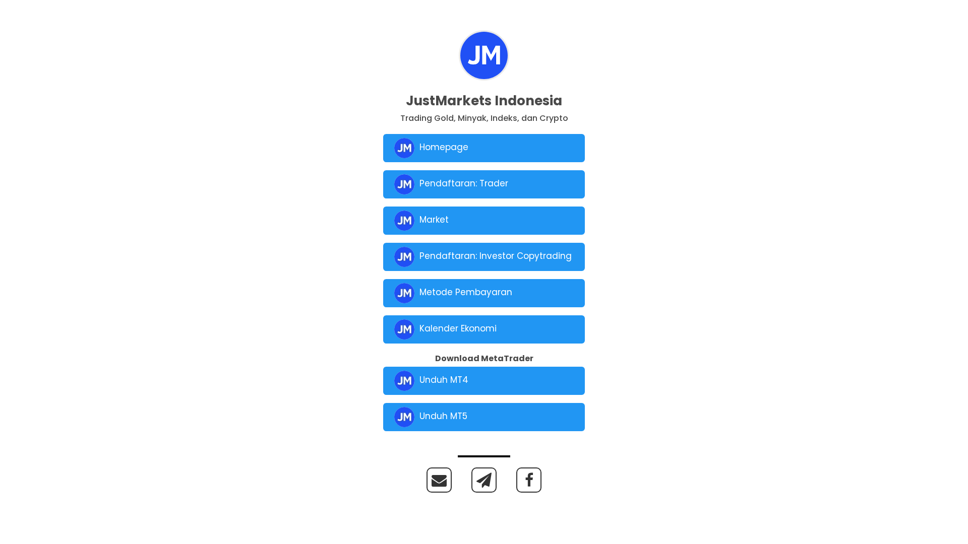 Screenshot of justmarketsindonesia.site