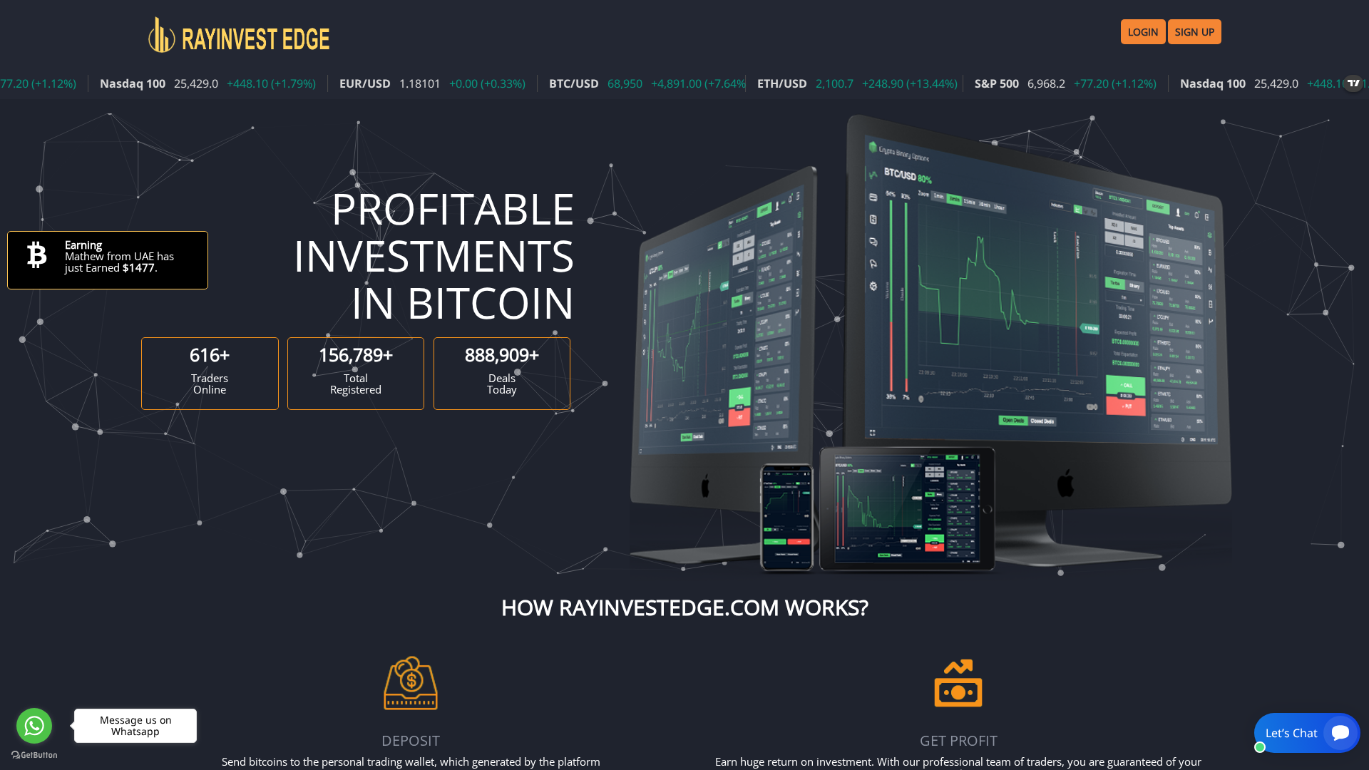 Screenshot of rayinvestedge.com