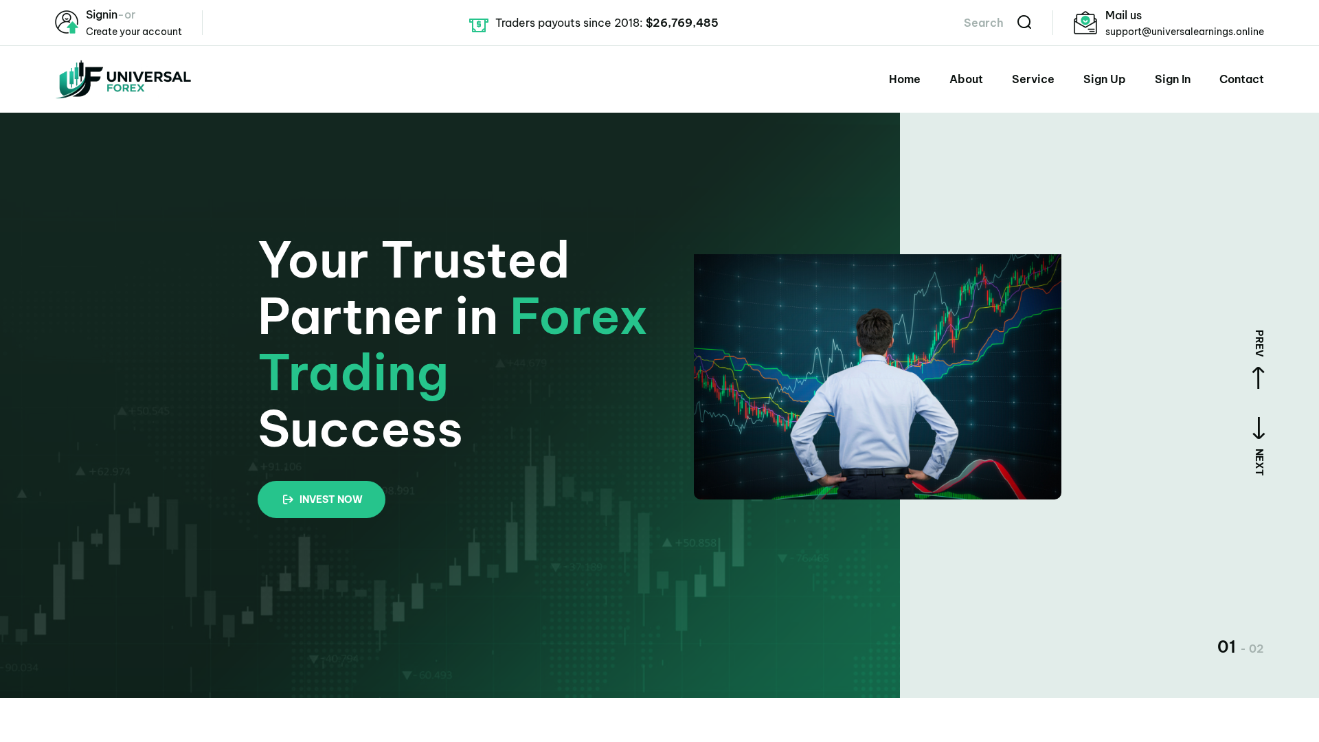 Screenshot of universalearnings.online
