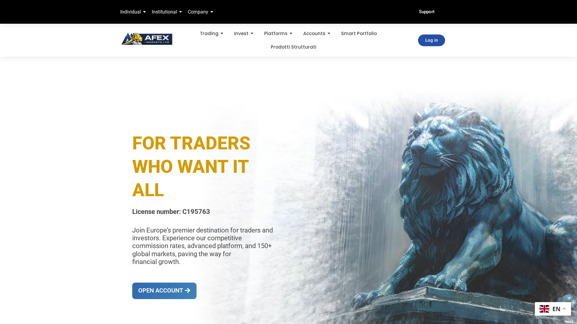 Screenshot of afexmarketsltd.it