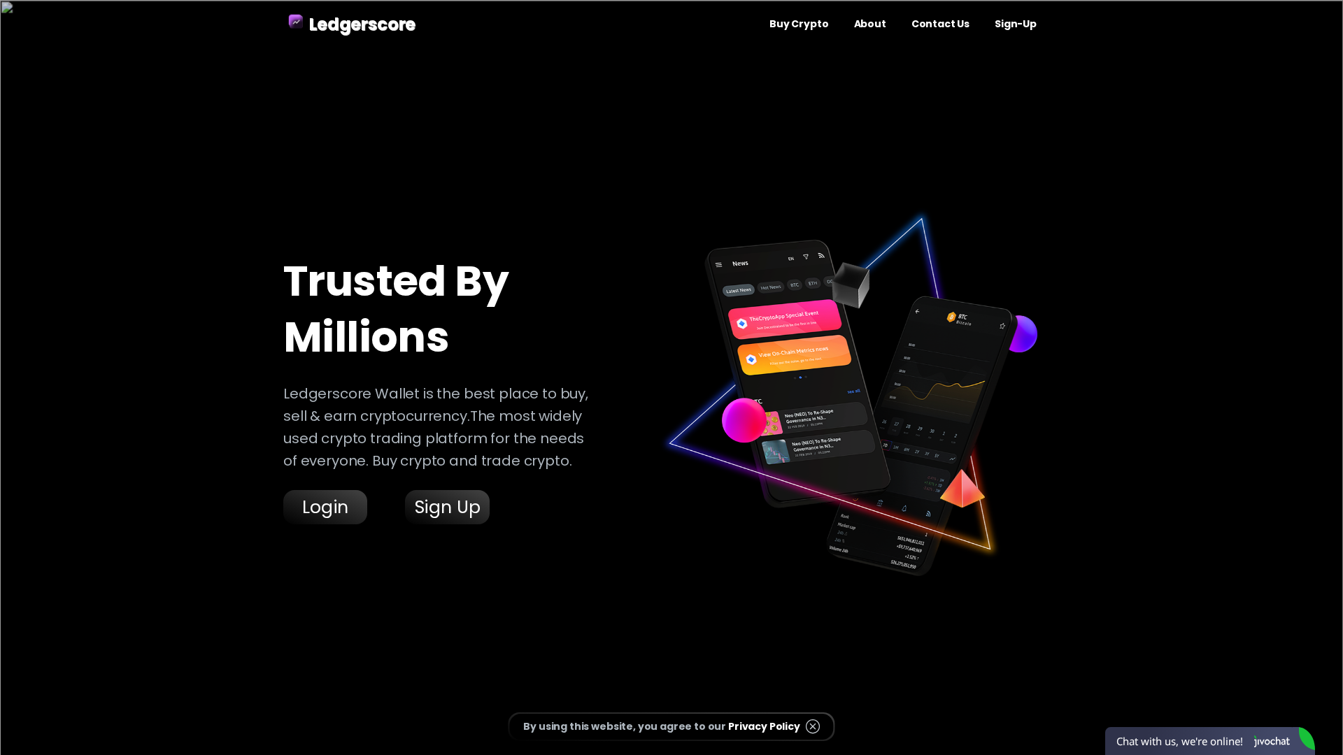 Screenshot of ledgerscore.ltd