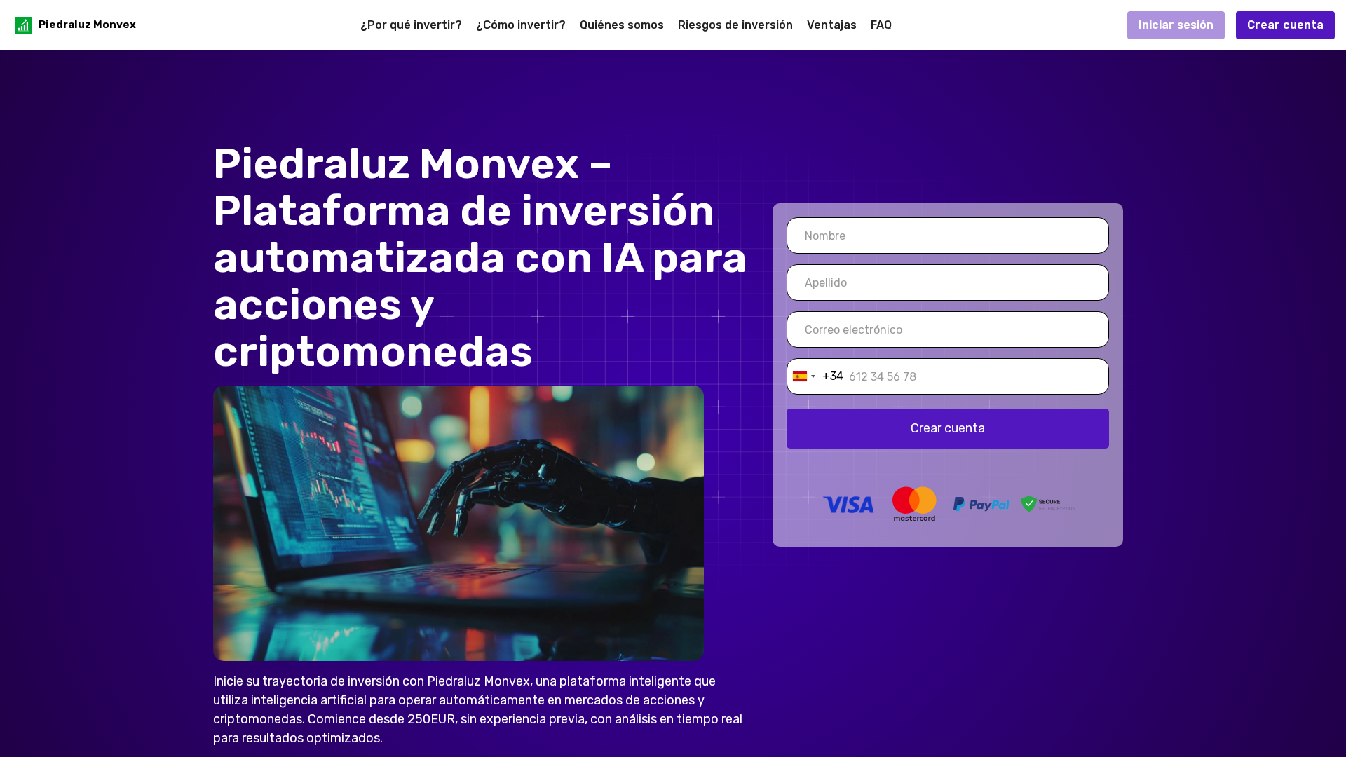 Screenshot of piedraluz-monvex.es