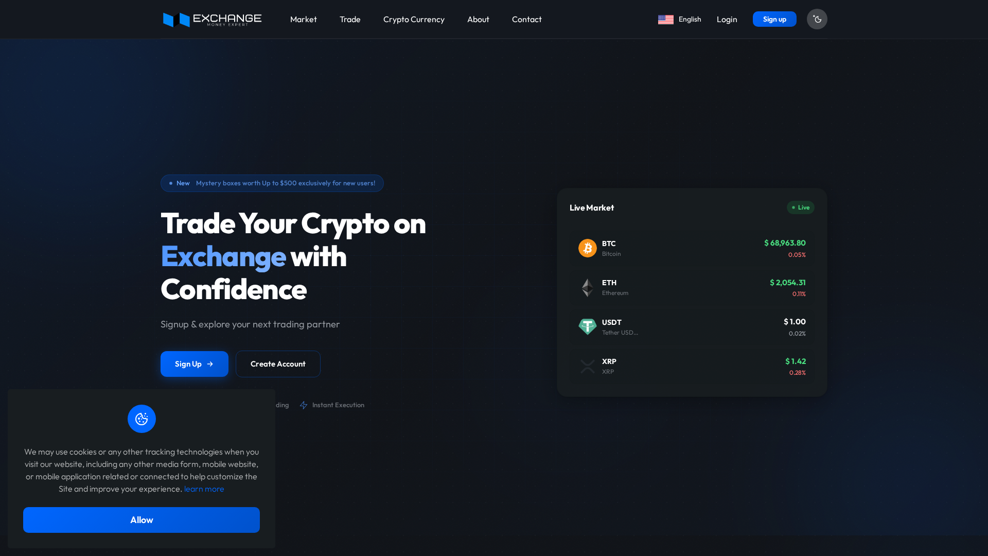 Screenshot of ryzen.trade