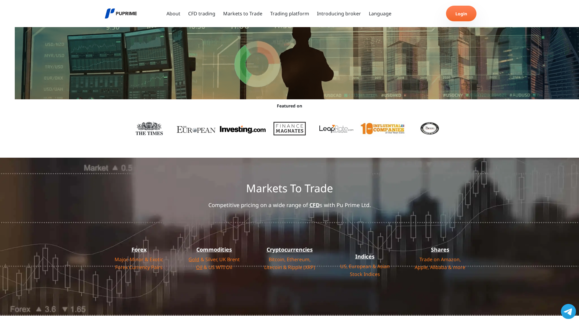Screenshot of puprimetind.com