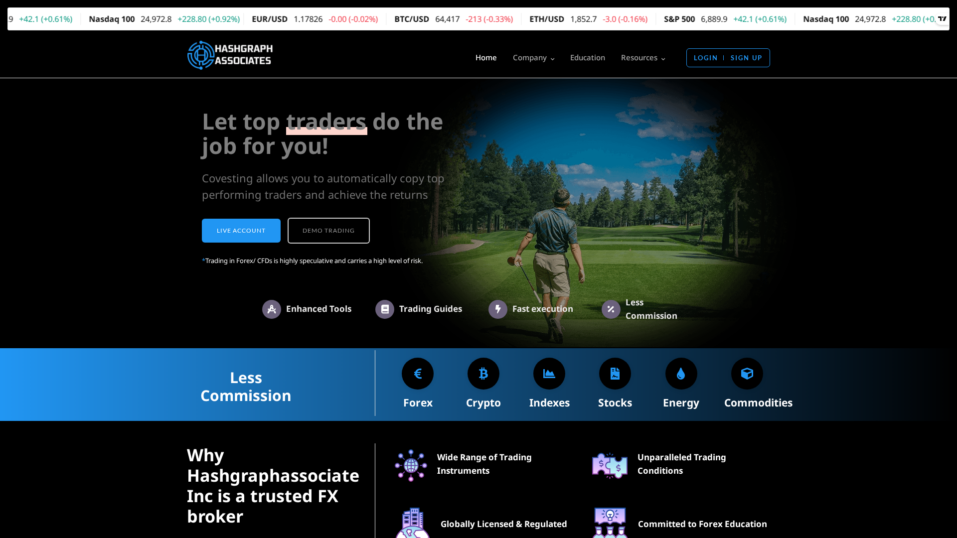 Screenshot of hashgraphassociate.org