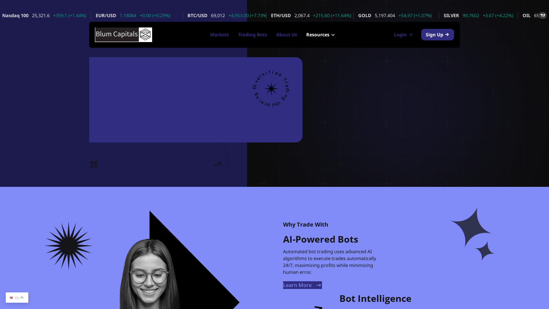 Screenshot of blumcapitals.pro
