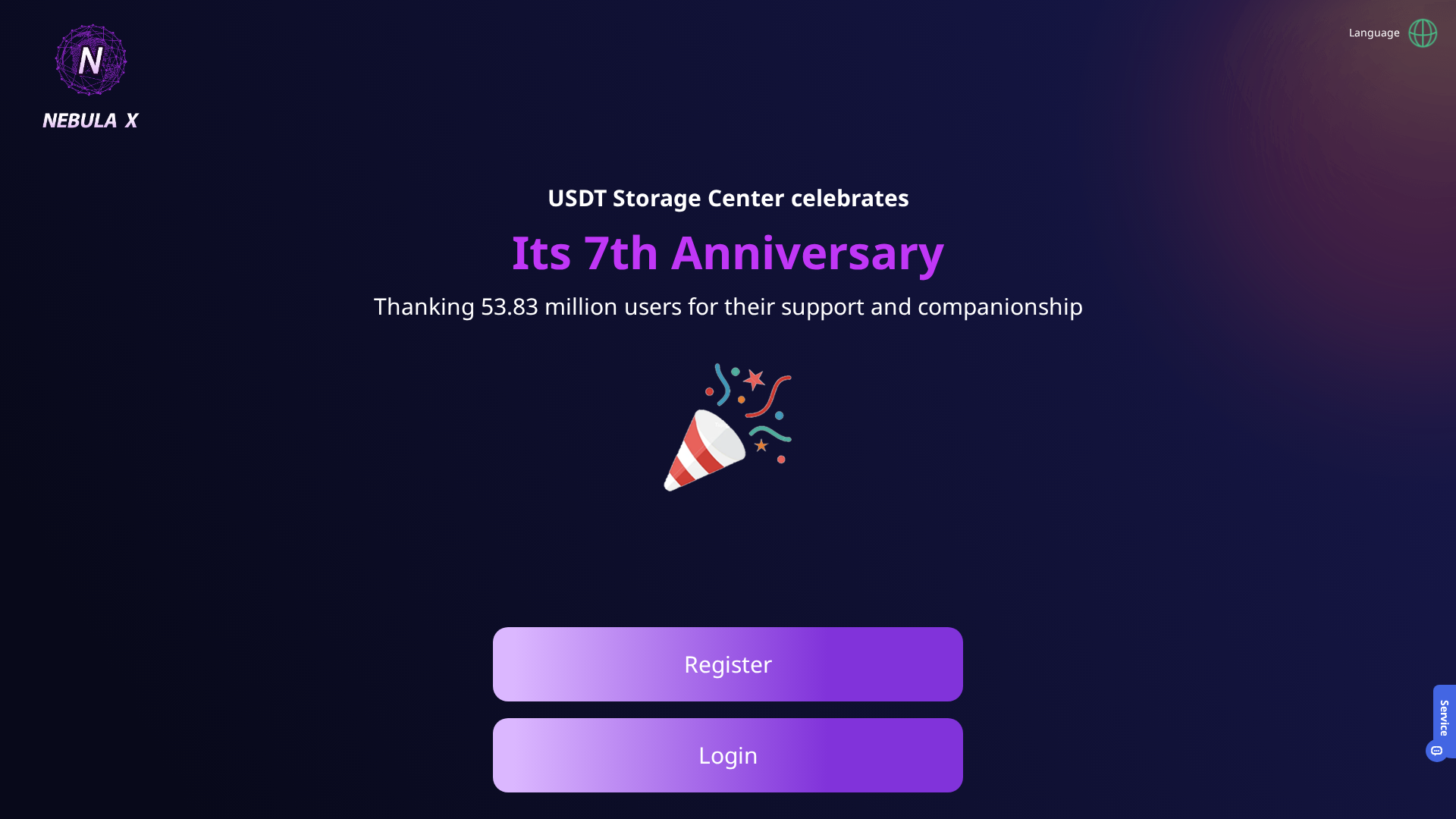 Screenshot of hyg.cc