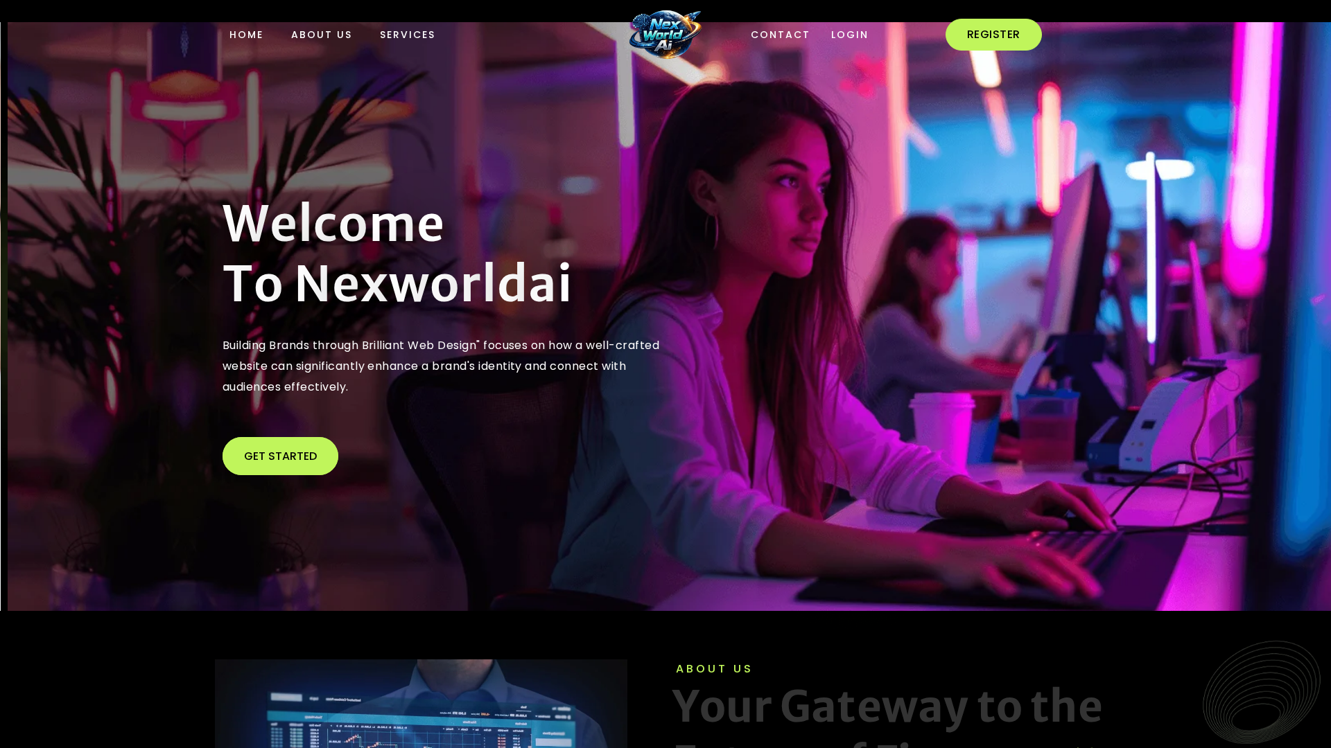 Screenshot of nexworldai.live