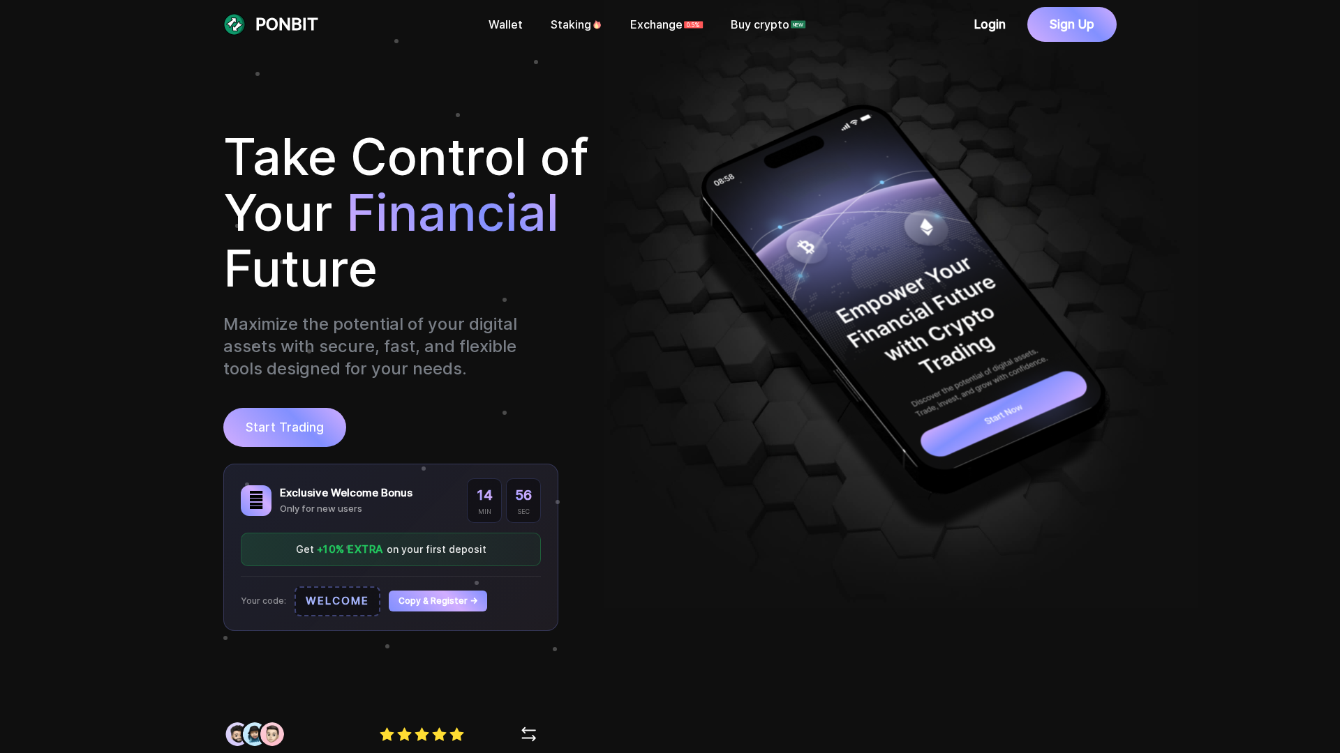Screenshot of ponbit.com