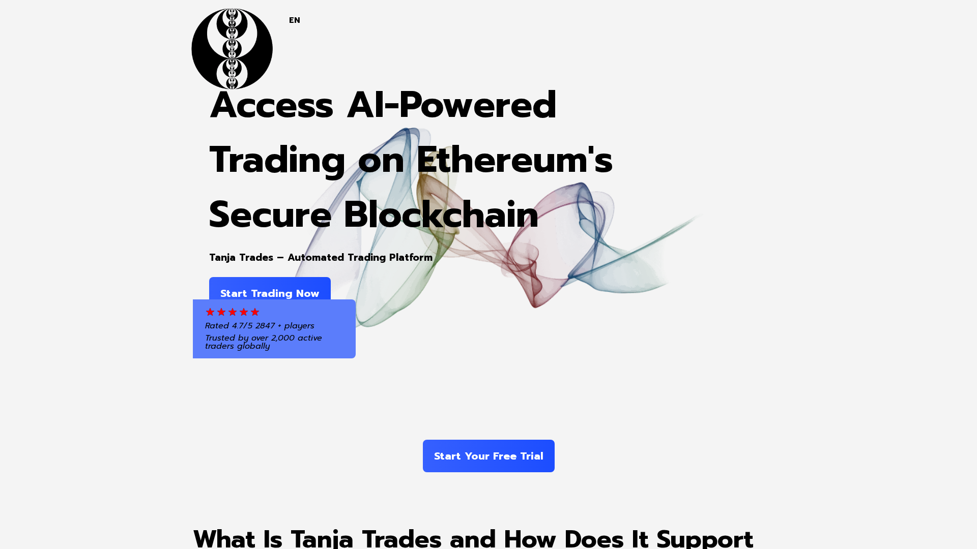 Screenshot of tanjatrades.app