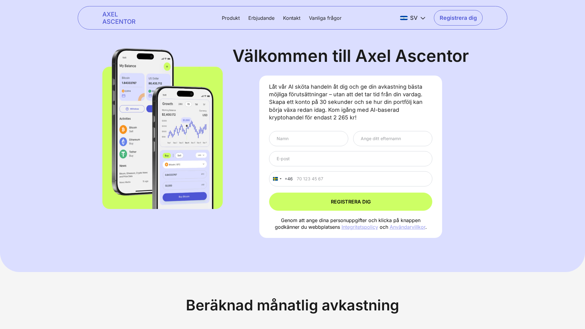 Screenshot of axel-ascentor.com