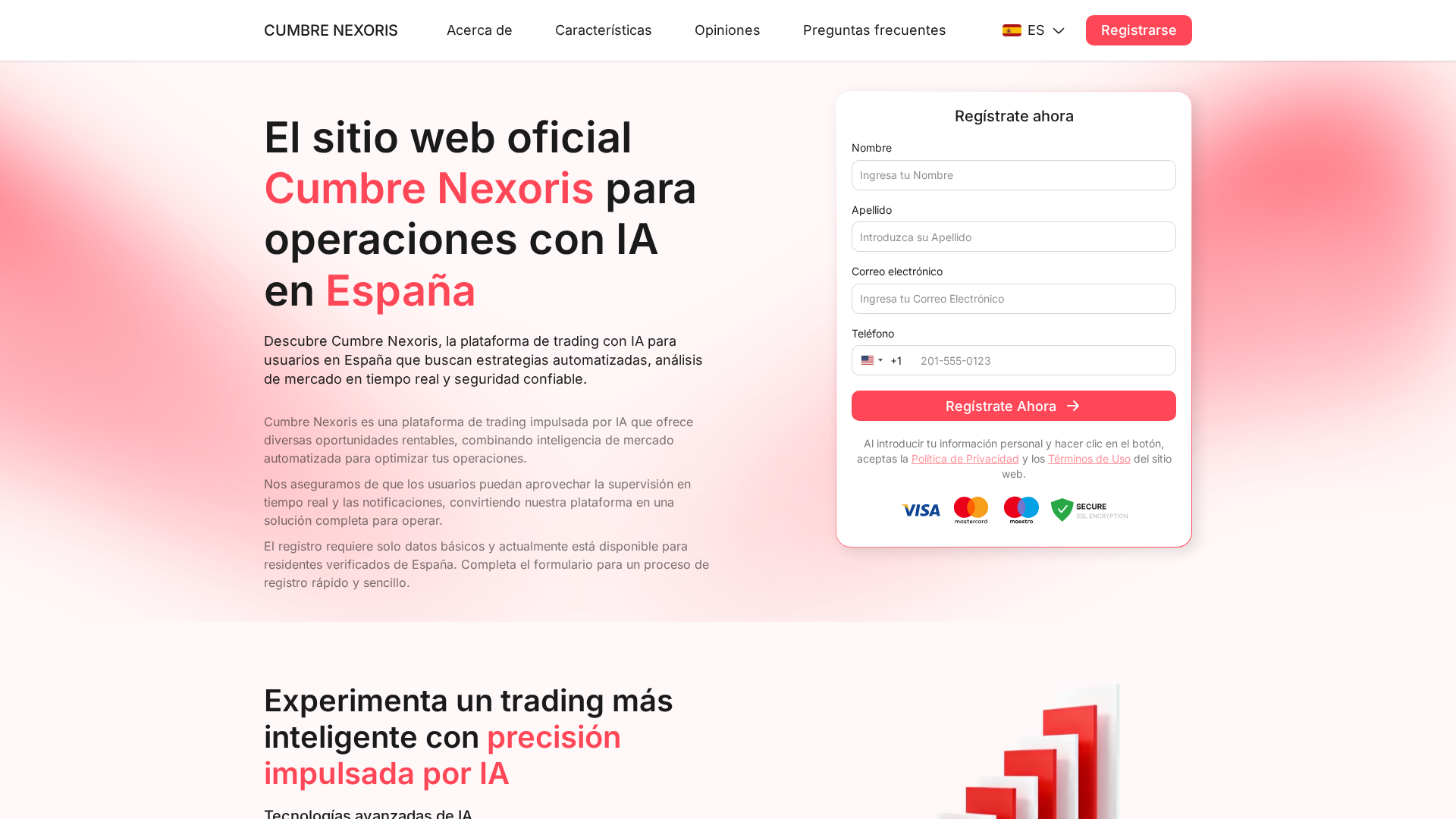 Screenshot of cumbre-nexoris.com