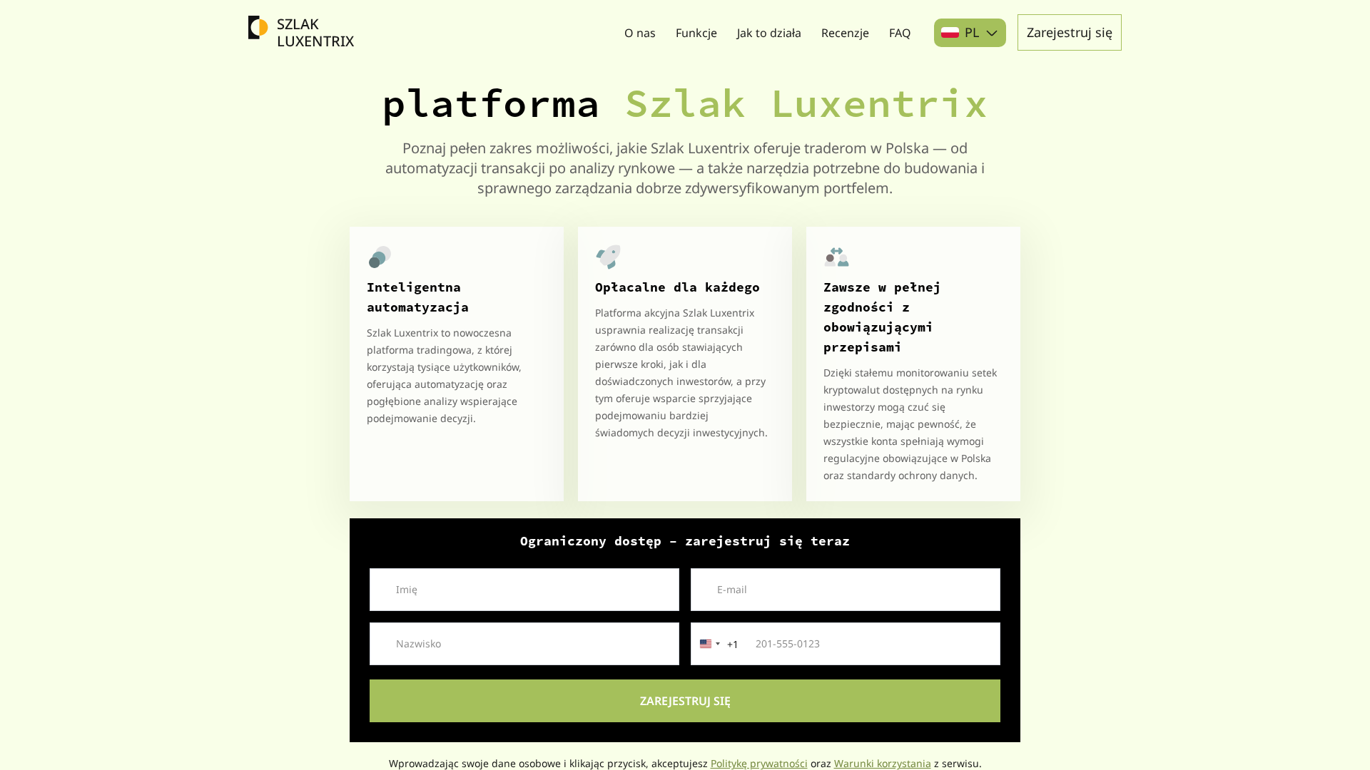 Screenshot of szlak-luxentrix.com