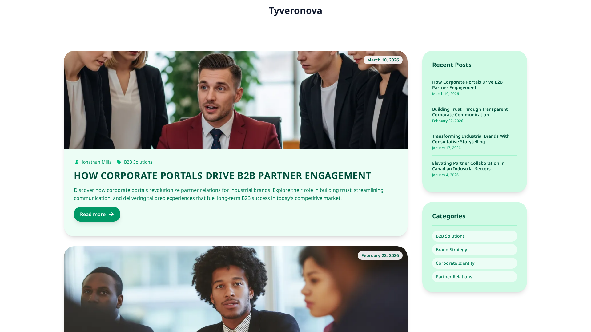 Screenshot of tyveronova.com