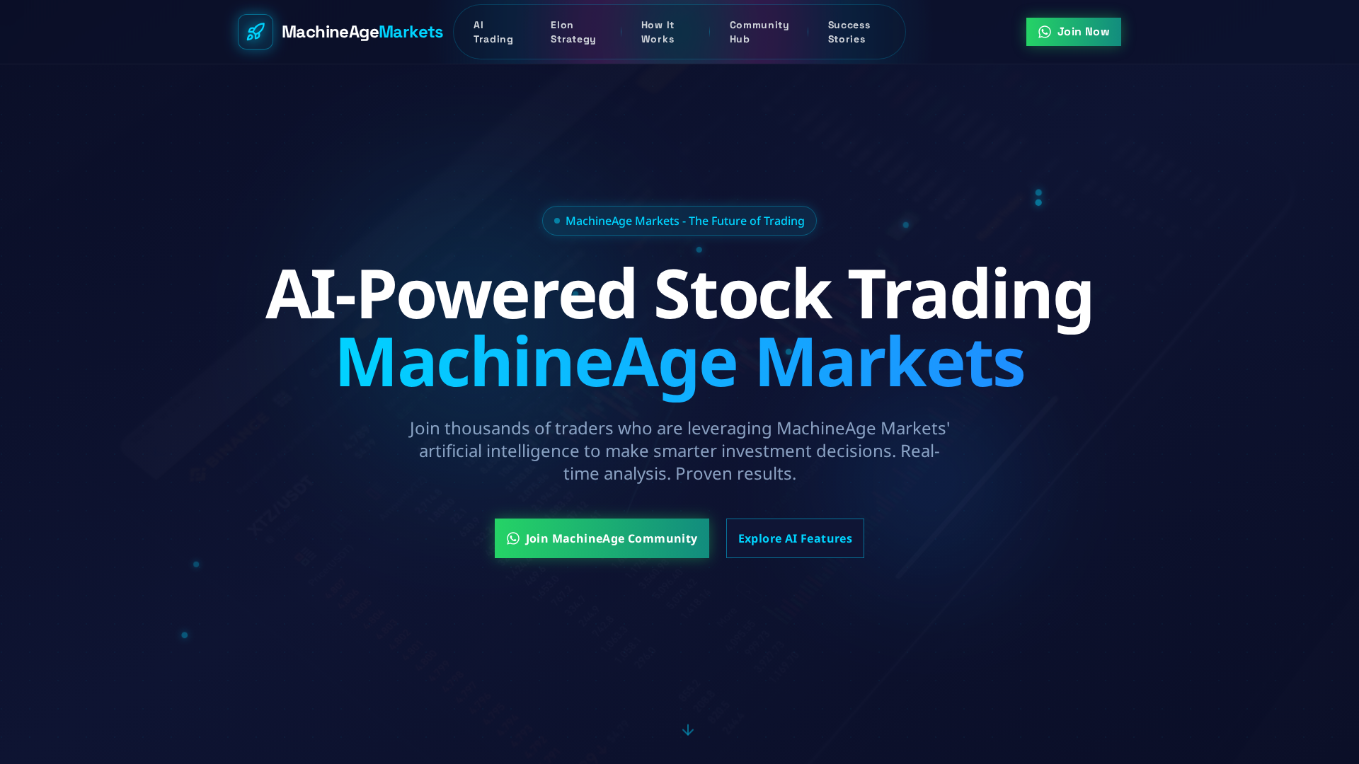 Screenshot of stockvibeai.online