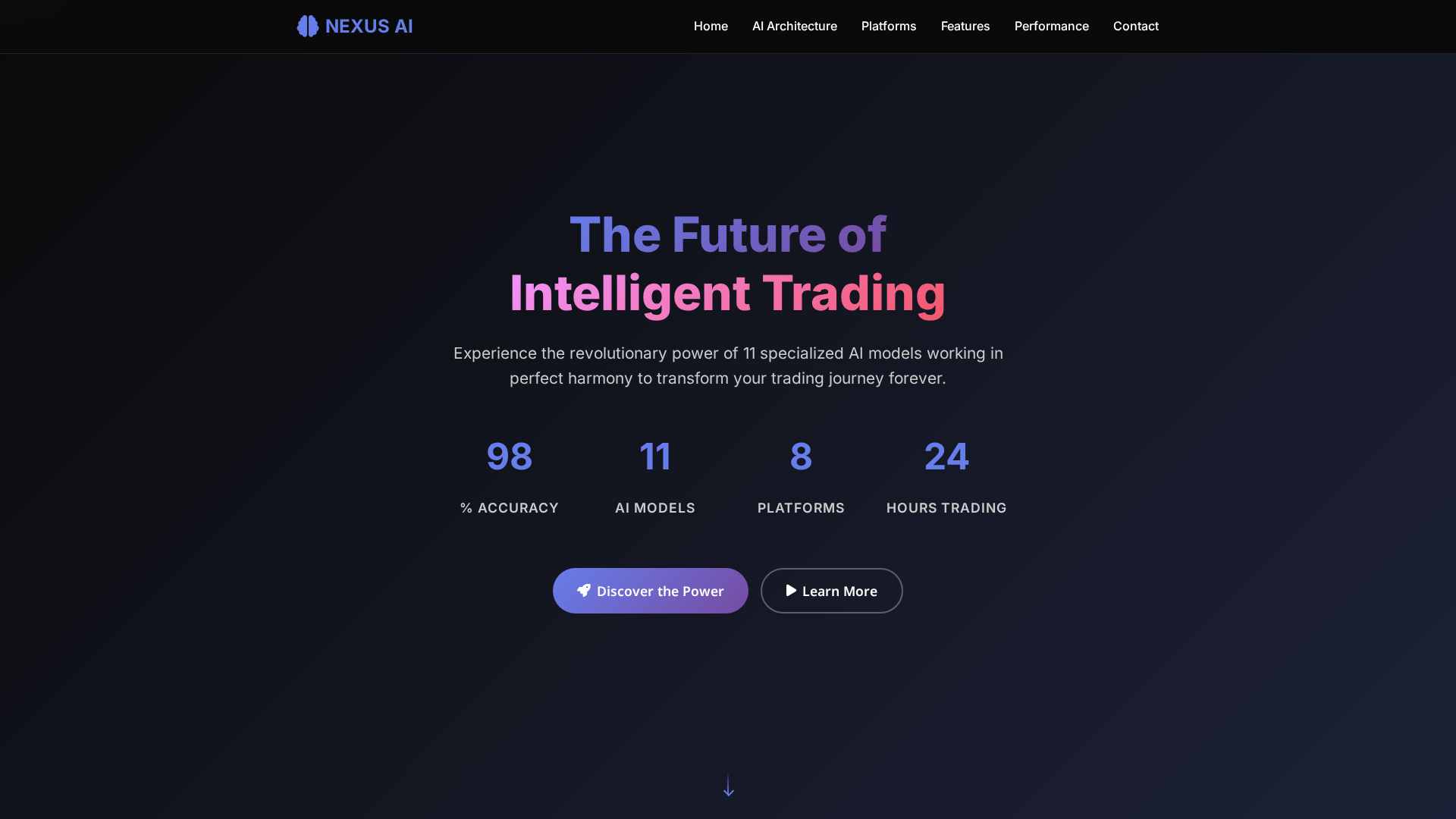 Screenshot of nexus-ai.cc