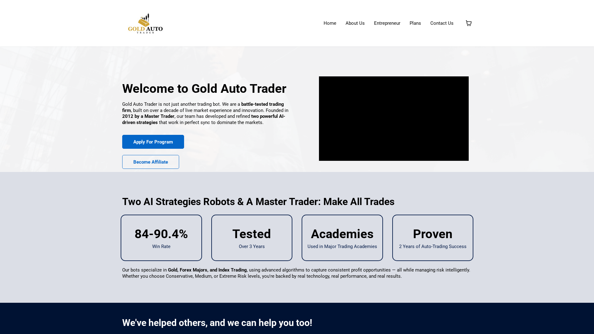 Screenshot of goldautotrader.com