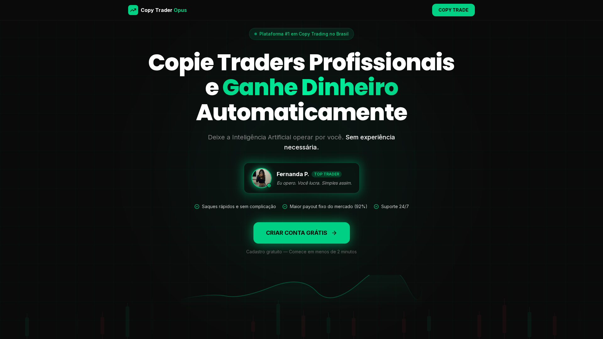Screenshot of copytradeopus.xyz